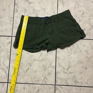 Miley Cyrus Max Azria Military Army Green Shorts Size 5 Juniors